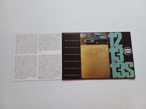 Lancia Fulvia Coupè 1.2 - 1.3 - 1.3 S 1969 …