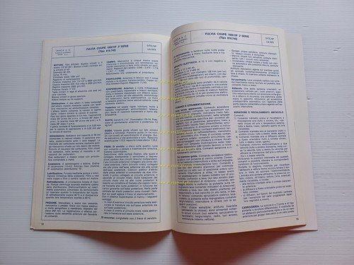 Lancia Fulvia Coupè 1.3-HF 1.6 -Sport 1.3 1970 Caratteristiche Tecniche …