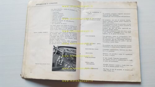 Lancia Fulvia Coupè 1965 manuale uso manutenzione libretto istruzioni originale