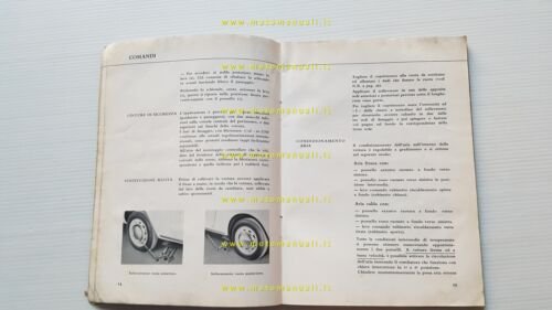 Lancia Fulvia Coupè 1965 manuale uso manutenzione libretto istruzioni originale