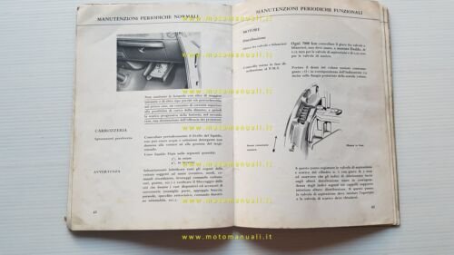 Lancia Fulvia Coupè 1965 manuale uso manutenzione libretto istruzioni originale