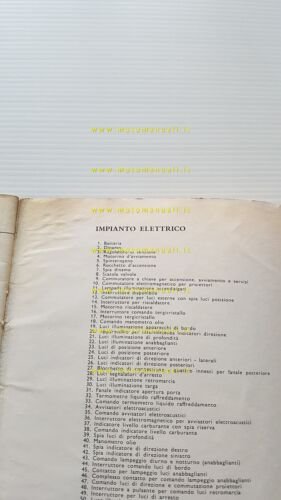 Lancia Fulvia Coupè 1965 manuale uso manutenzione libretto istruzioni originale