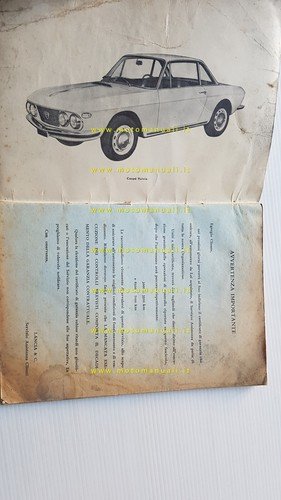 Lancia Fulvia Coupè 1965 manuale uso manutenzione libretto istruzioni originale