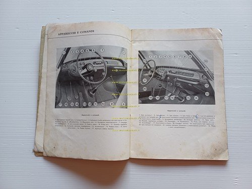 Lancia Fulvia Coupè 1965 manuale uso manutenzione libretto istruzioni originale