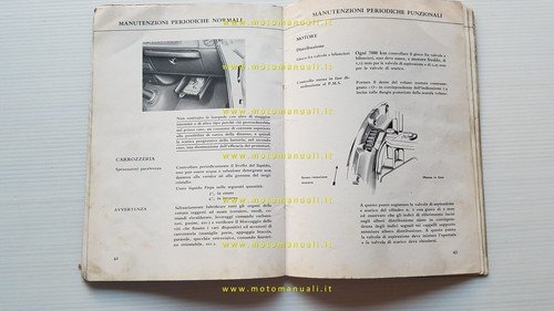 Lancia Fulvia Coupè 1965 manuale uso manutenzione libretto istruzioni originale