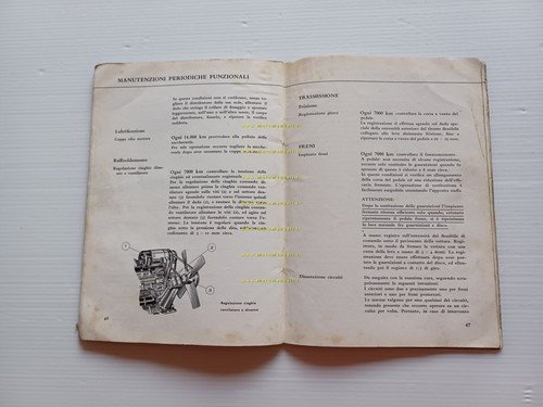 Lancia Fulvia Coupè 1965 manuale uso manutenzione libretto istruzioni originale