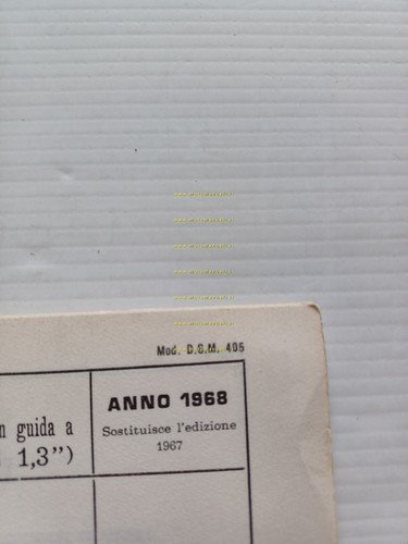 Lancia Fulvia Coupè Rallye 1.3 1968 facsimile omologazione DGM Motorizzazione