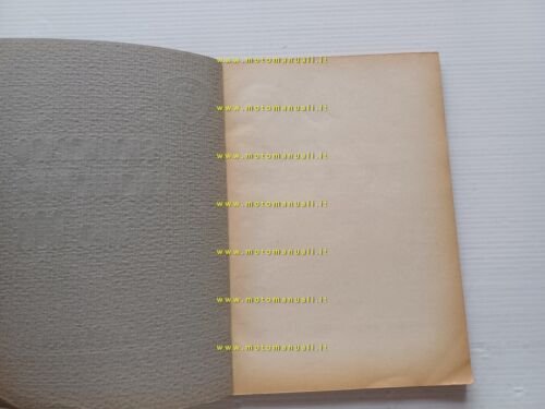 Lancia Furgoncino tipo 800 1949 manuale uso manutenzione libretto originale