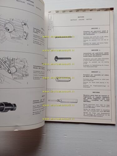 Lancia Gamma 1976 catalogo attrezzi speciali per officina originale