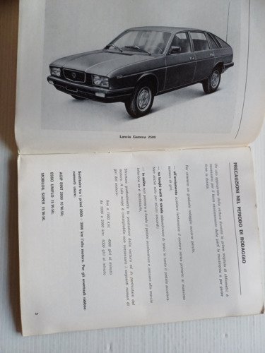 Lancia Gamma Berlina 1976 manuale uso manutenzione italiano originale