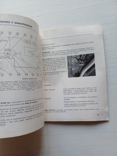 Lancia Gamma Berlina 1976 manuale uso manutenzione italiano originale