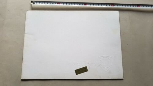 Lancia Gamma Coupè 1977 depliant originale italiano auto brochure