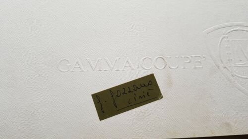 Lancia Gamma Coupè 1977 depliant originale italiano auto brochure