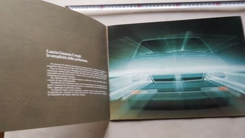 Lancia Gamma Coupè 1977 depliant originale italiano auto brochure