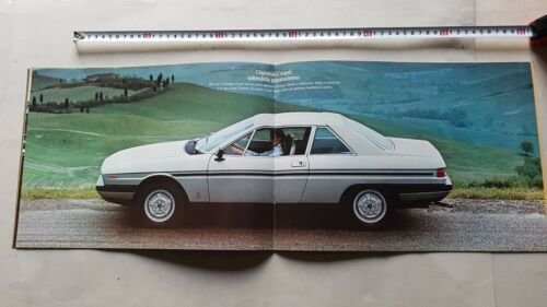 Lancia Gamma Coupè 1977 depliant originale italiano auto brochure