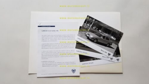 Lancia K 2.0 Turbo 1995 cartella stampa originale press kit