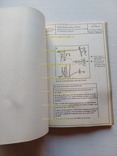Lancia modelli Flavia 1971 manuale officina caratter. tecniche dati riparazioni