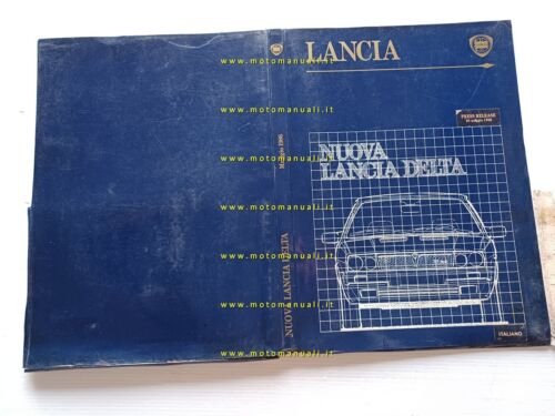 Lancia Nuova Delta modelli 1986 cartella stampa originale