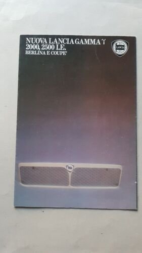 Lancia nuova Gamma Coupè Berlina 2.0 2.5 depliant originale auto …