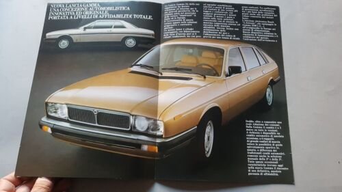 Lancia nuova Gamma Coupè Berlina 2.0 2.5 depliant originale auto …