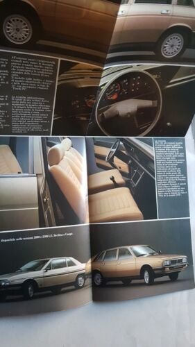 Lancia nuova Gamma Coupè Berlina 2.0 2.5 depliant originale auto …