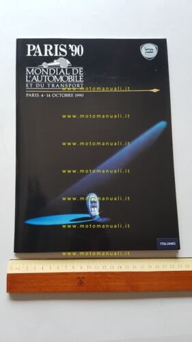 Lancia salone Parigi 1990 cartella stampa originale press kit