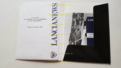 Lancia salone Parigi 1990 cartella stampa originale press kit