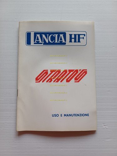 Lancia Stratos HF 1974 manuale uso manutenzione libretto italiano originale