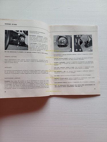 Lancia Stratos HF 1974 manuale uso manutenzione libretto italiano originale