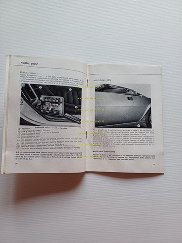 Lancia Stratos HF 1974 manuale uso manutenzione libretto italiano originale