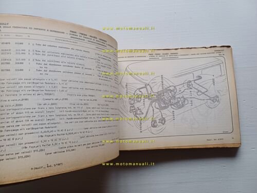 Lancia Superjolly 1964-67 catalogo ricambi originale