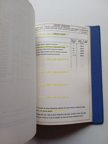 Lancia Superjolly 1967 manuale officina riparazione italiano originale