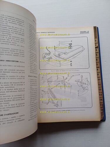 Lancia Superjolly 1967 manuale officina riparazione italiano originale