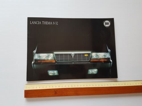 Lancia Thema 8.32 1989 depliant originale testo tedesco