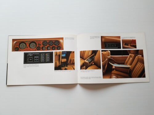 Lancia Thema 8.32 1989 depliant originale testo tedesco