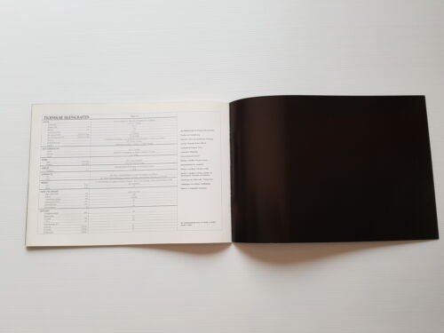 Lancia Thema 8.32 1989 depliant originale testo tedesco