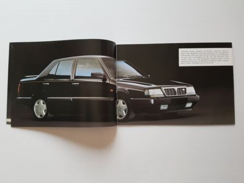 Lancia Thema 8.32 1989 depliant originale testo tedesco