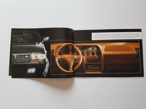 Lancia Thema 8.32 1989 depliant originale testo tedesco