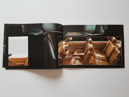 Lancia Thema 8.32 1989 depliant originale testo tedesco