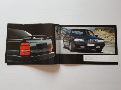 Lancia Thema 8.32 1989 depliant originale testo tedesco