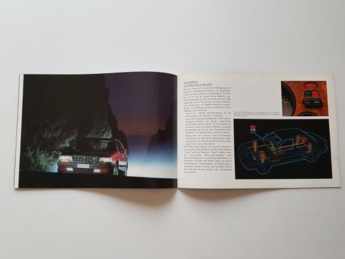 Lancia Thema 8.32 1989 depliant originale testo tedesco