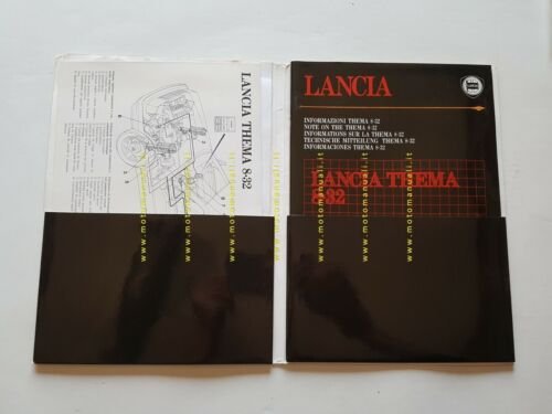 Lancia Thema Ferrari 8.32 1987 sospensioni progressive CARTELLA STAMPA