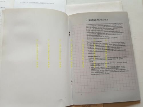 Lancia Thema Ferrari 8.32 1987 sospensioni progressive CARTELLA STAMPA