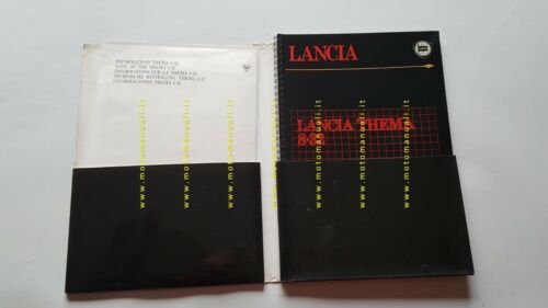 Lancia Thema Ferrari 8.32 9.1986 CARTELLA STAMPA italiano originale NO …