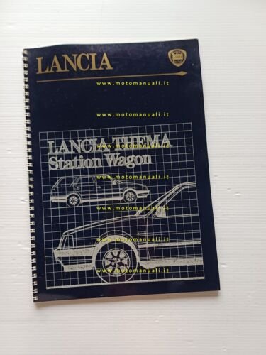 Lancia Thema Station Wagon 1986 cartella stampa originale