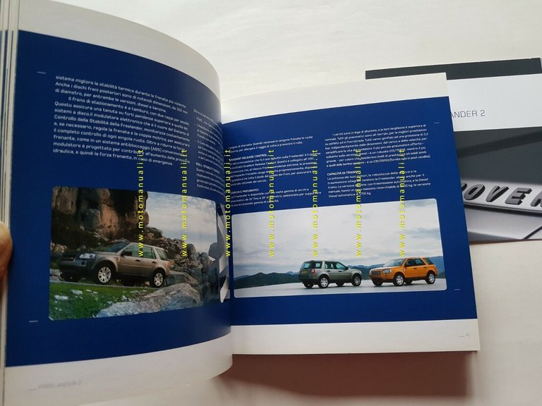 Land Rover Freelander 2 2006 cartella stampa originale italiano press …