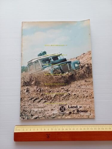 Land Rover modelli anni '70 depliant originale italiano auto epoca