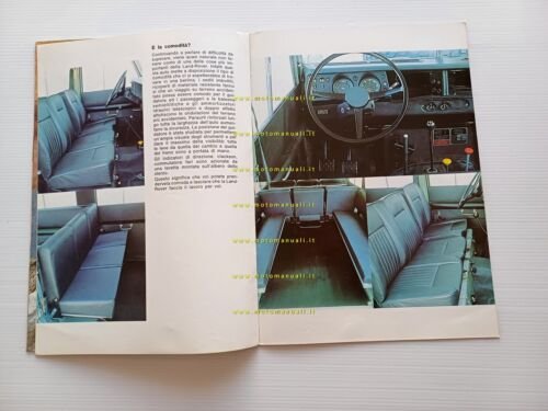 Land Rover modelli anni '70 depliant originale italiano auto epoca