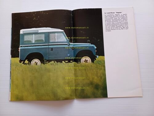 Land Rover modelli anni '70 depliant originale italiano auto epoca