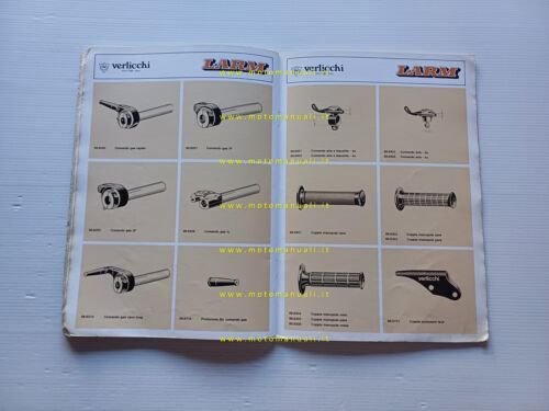 LARM catalogo 1980 ricambi accessori marmitte manubri comandi leve originale